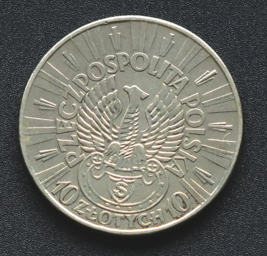 10 zł Józef Piłsudski 1934 r. - Orzeł Strzelecki