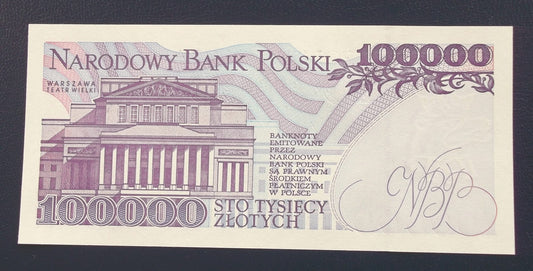 100000 Stanisław MONIUSZKO 1993 UNC