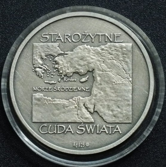 Numizmat Cuda Świata - Wiszące Ogrody w Babilonie 14,14 g srebra .925