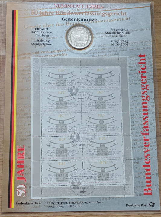 Moneta 10 marek Natura-Człowiek-Technika 2000 r.